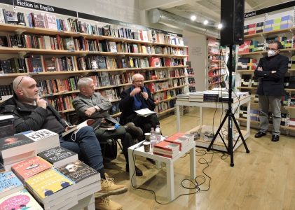 Galleria delle foto dalla presentazione del libro di Miron Białoszewski alla libreria Feltrinelli di Firenze