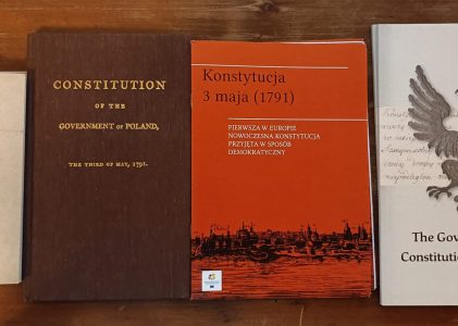 I libri sulla Costituzione del 3 maggio in biblioteca del Consolato Onorario della Repubblica di Polonia in Firenze