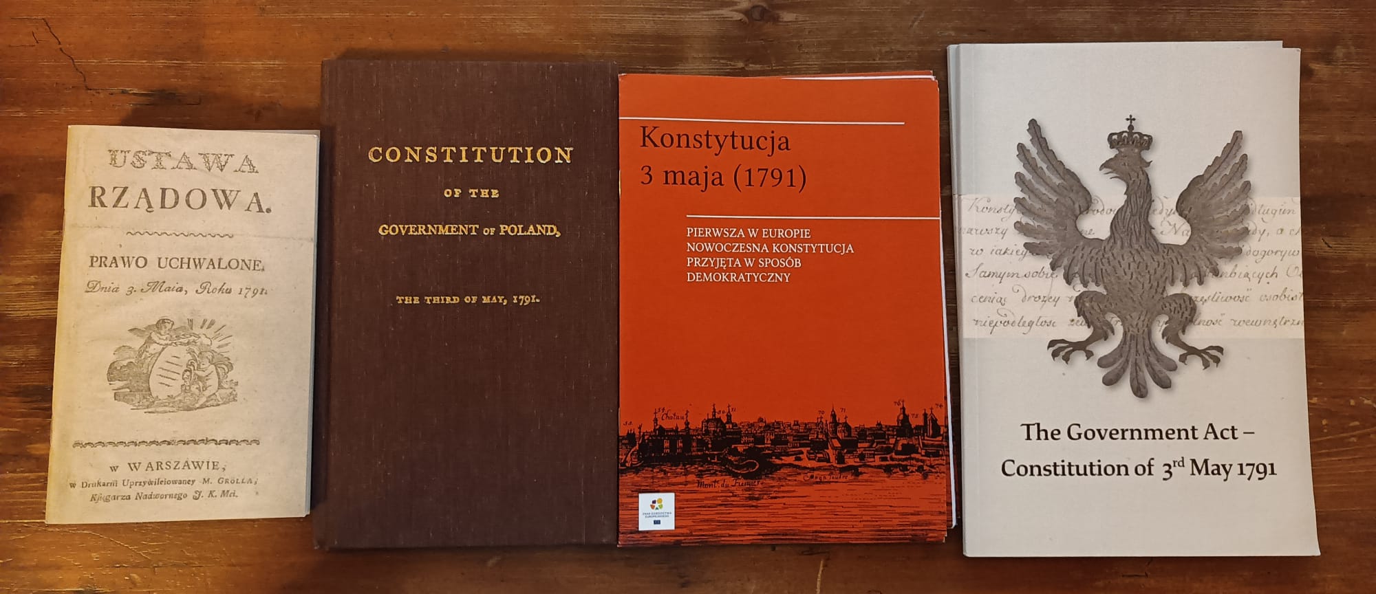 I libri sulla Costituzione del 3 maggio in biblioteca del Consolato Onorario della Repubblica di Polonia in Firenze