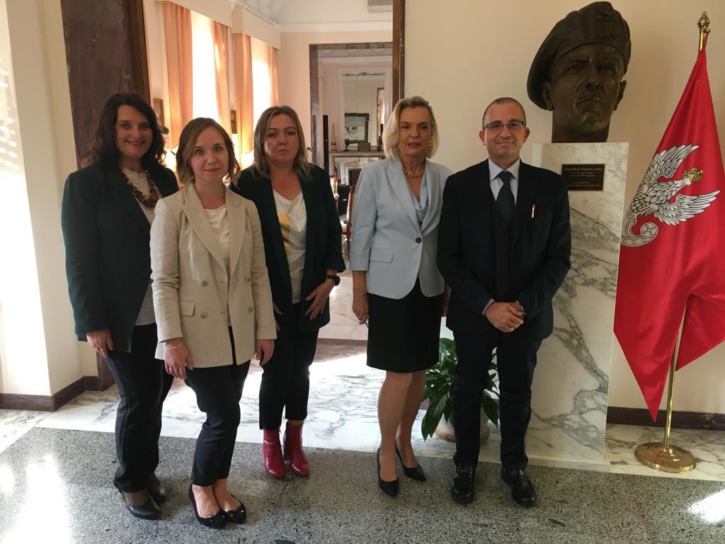 Roma: Incontro del Console Onorario Barlacchi, le insegnanti polacche con il Console Generale Ibek-Wojtasik e l’Ambasciatrice Anders