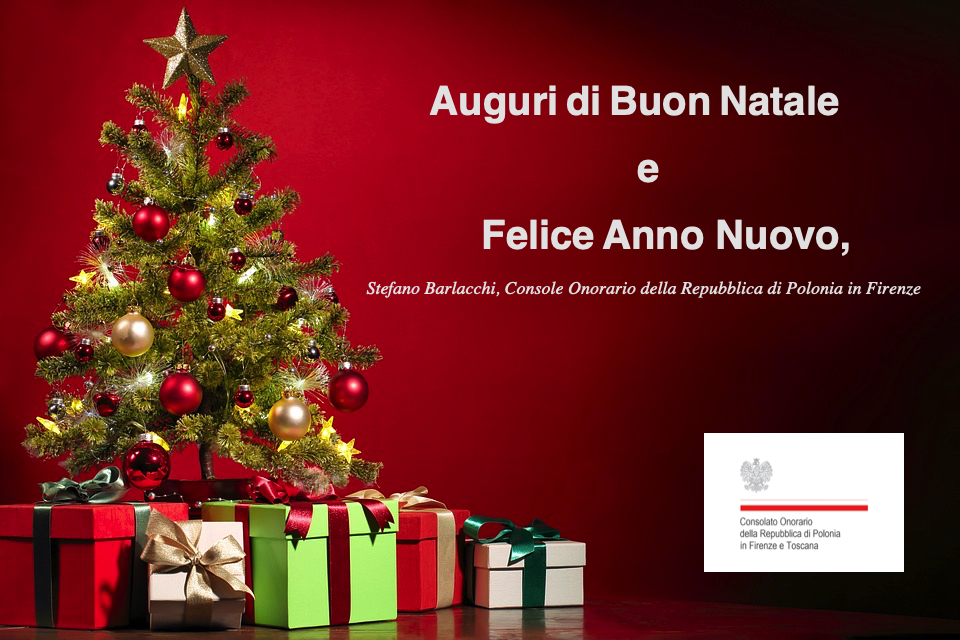 Auguri di Buon Natale e Felice Anno Nuovo