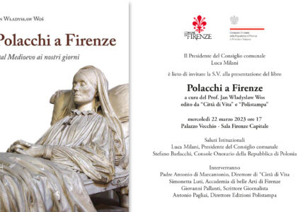 Firenze: Invito alla presentazione del libro “Polacchi a Firenze. Dal Medioevo ai nostri giorni” del Professor Jan Władysław Woś