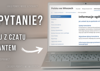 Informazioni consolari e live chat con consulente