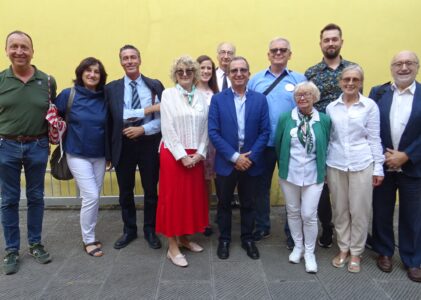 L’incontro fra il Console Barlacchi, il gruppo polacco Erasmus+ e gli esperantisti italiani