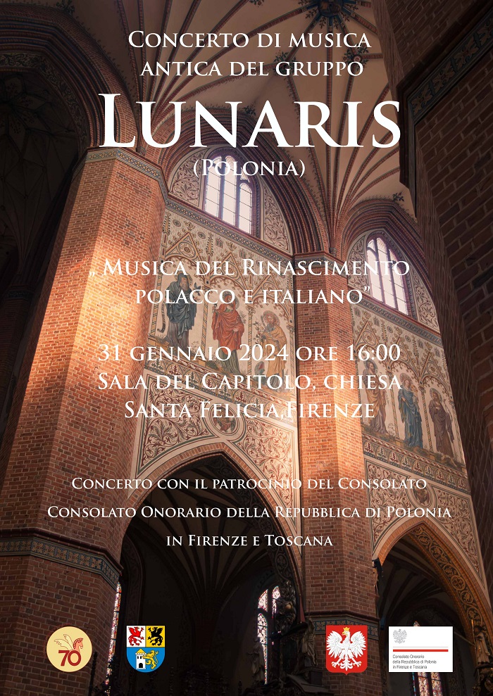 Firenze: Concerto di musica antica del gruppo Lunaris