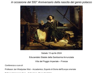 Firenze: Conferenza “Copernico scruta l’Universo dal Poggio Imperiale”