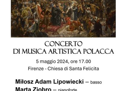 Festa della Costituzione polacca – Concerto celebrativo a Firenze in Santa Felicita