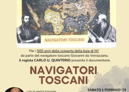 Grandi Navigatori Toscani – Teatro della Compagnia Firenze – sabato 1 febbraio 2025 h 16.00