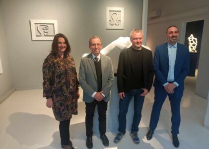 Il Console Barlacchi all’inaugurazione della mostra di Szymon Oltarzewski