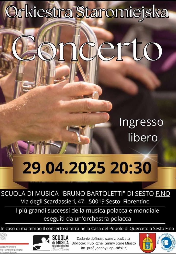 Sesto Fiorentino: Invito al concerto di Orkiestra Staromiejska