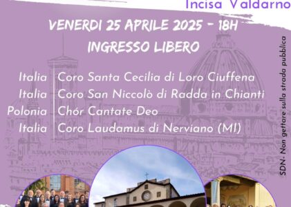 Incisa Valdarno: Invito al concerto del Coro Cantate Deo dalla Polonia