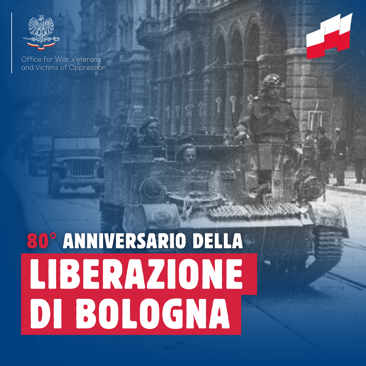 Bologna: Il programma dell’80° Anniversario della Liberazione di Bologna