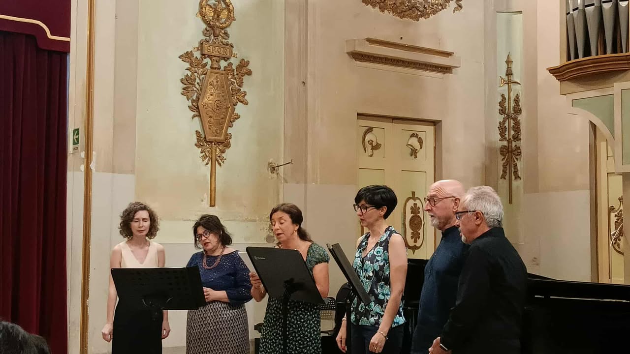 L’esibizione di Anita Stec alla Scuola Mabellini di Pistoia