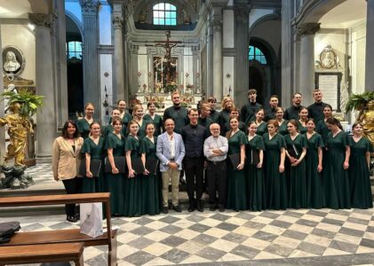 Il Coro dell’Università di Scienze della Vita di Varsavia ed il concerto nella Chiesa di Santa Felicita a Firenze