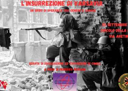 Firenze: Invito alla serata divulgativa sull’Insurrezione di Varsavia