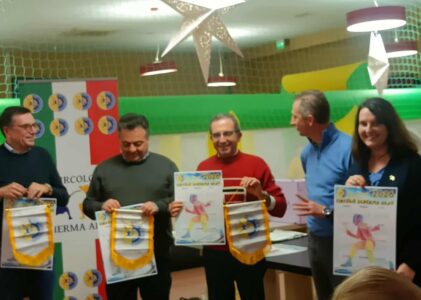 Incontro natalizio del Console Barlacchi al Circolo Scherma Arno di Fornacette