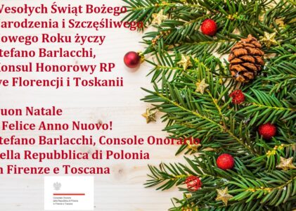 Auguri di Buon Natale e Felice Anno Nuovo