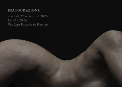 Invito alla mostra “Corpo” di Dorota Bojarska a Firenze