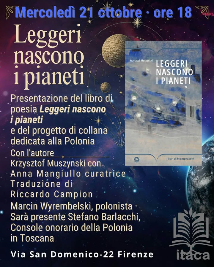 Firenze: Invito alla presentazione del libro di Krzysztof Muszyński
